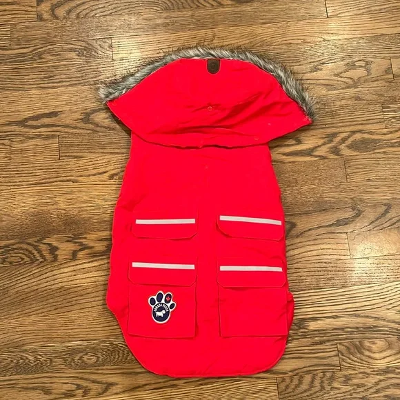 💕x3HP💕Red Canada Pooch dog winter coat - Picture 4 of 14